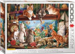 EUROGRAPHICS CASSE-TÊTE 1000 PIÈCES - CHATS PRÈS DE L'AQUARIUM #6000-6138